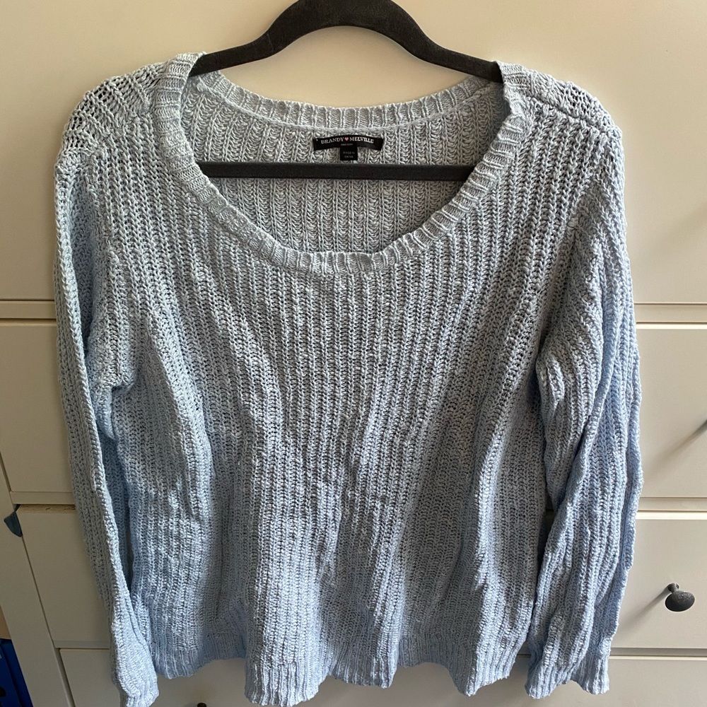 Brandy Melville Cable Knit Sweater - Picture 1 of 3